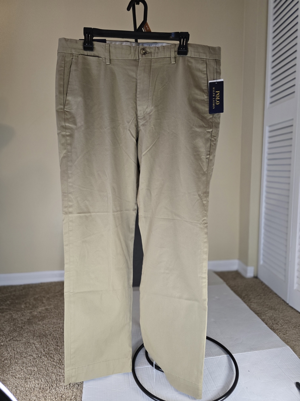 NWT Polo Ralph Lauren Men’s stretch straight fit chino pants size 36x30